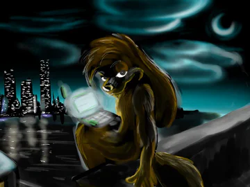 Online - Enjoying the skyline by night (WIP)
