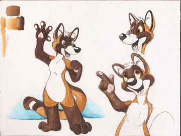 Civet character design