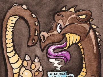 Tatzelwurm ACEO