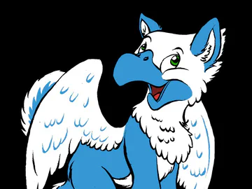 Blue eared gryphon