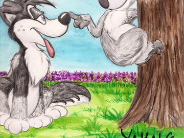 [commission] Nosepoke (Happy Anniversary)