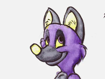 Cal the purple fox