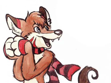 Spikie Semi-Anthro Watercolor