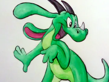 Dragonhead watercolor Gift
