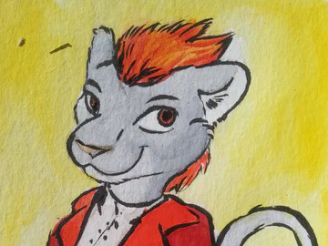 [ACEO] Business Lion Luri