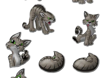 [Commission] Naunan Stickers