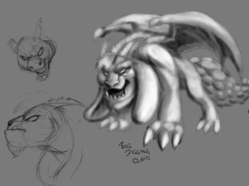 Yamy dragon study