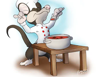 Toons with Jobs - Mouse Cook