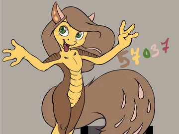 #57037: a pony-ish dragon gal