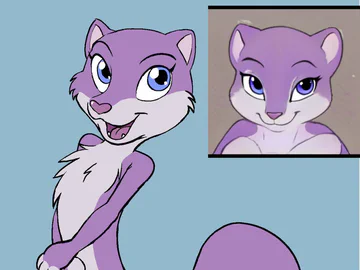 #78762: purple otter