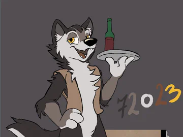 #72023: fine wine wolf