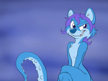 Lil Blue - toothy grin