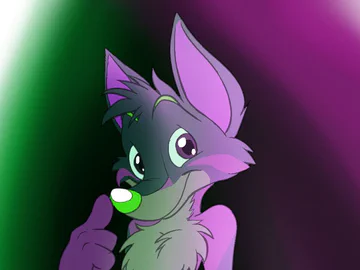 random neon foxy