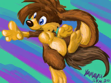 Yamy painted sketch
