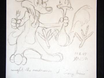 the Coyote caught the Roadrunner