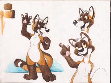 Civet character design