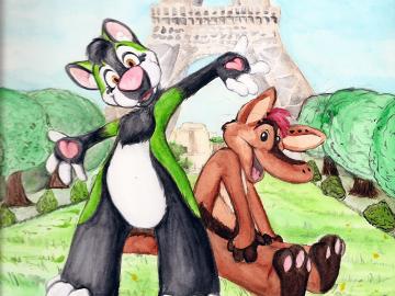 Natalie et Luciole à Paris