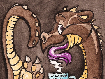 Tatzelwurm ACEO