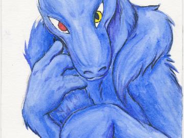 Kunai Tailhug Watercolor