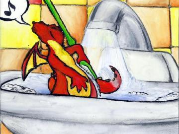 Shorty in the "Shower"