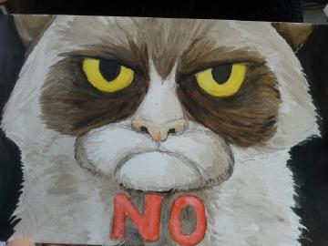 NO (Watercolor Photo)