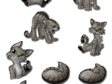 [Commission] Naunan Stickers