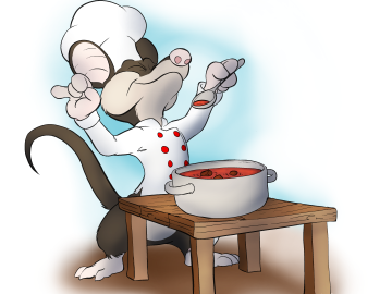 Toons with Jobs - Mouse Cook