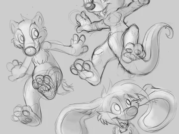 Happy jumps for my main chars, Eddie, LilBlue and Yamy _