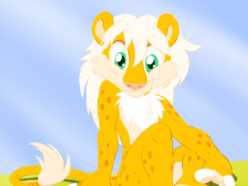 spotty lioness