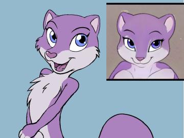 #78762: purple otter