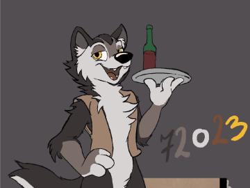 #72023: fine wine wolf