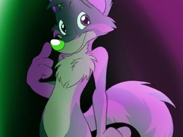 random neon foxy